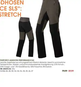 Frankonia Parforce Jagdhose Performance Sls Angebot