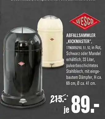 Franz Knuffmann Abfallsammler „kickmaster” Angebot