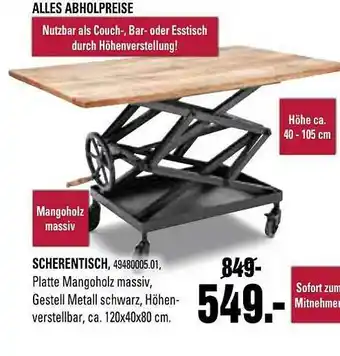 Franz Knuffmann Scherentisch Angebot