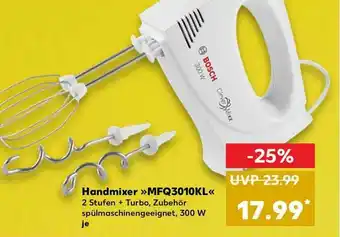 Kaufland Bosch Handmixer >MFQ3010KL< Angebot