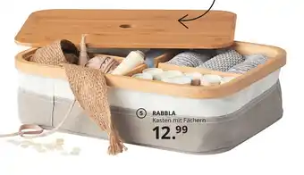 IKEA Rabbla Kasten mit Fächern Angebot