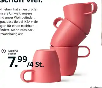 IKEA Talrika Becher Angebot