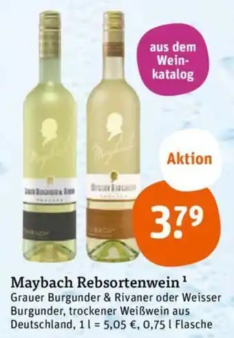tegut Maybach Rebsortenwein 0,75 l Flasche Angebot
