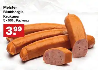 Handelshof Meister Blumberg's Krakauer 5 x 100 g packung Angebot