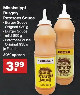 Handelshof Mississippi Burger/Potatoes Sauce 935 g je flasche Angebot