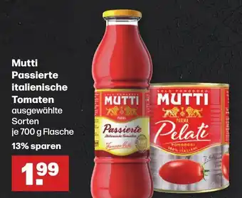 Handelshof Mutti Passierte Italienische Tomaten je 700 g Flasche Angebot