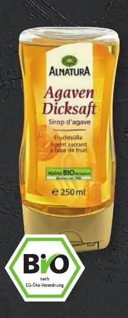 Handelshof Alnatura Bio Agavendicksaft 250 ml Flasche Angebot