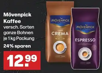 Handelshof Mövenpick Kaffee je 1 kg Packung Angebot