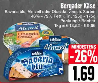 Edeka Bergader Käse 125-175 g Packung/Becher Angebot