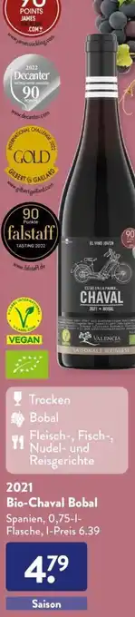 Aldi Süd 2021 Bio Chaval Bobal 0,75 L Flasche Angebot