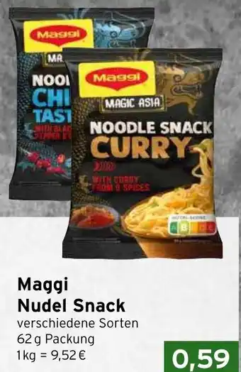 CAP Markt Maggi Nudel Snack 62 g Packung Angebot