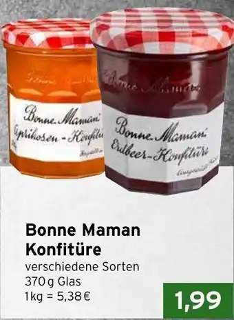 CAP Markt Bonne Maman Konfitüre 370 g Glas Angebot