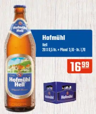 Hörl Getränke Hofmühl Hell 20x0,5 Ltr. Angebot