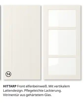 IKEA Hittarp Front Elfenbeinweiß Angebot