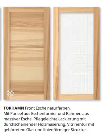 IKEA Torhamn Front Esche naturfarben Angebot