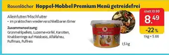 Das Futterhaus Rosenlöcher hoppel-mobbel premium menü getreidefrei Angebot