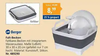 Fritz Berger Berger falt-becken Angebot