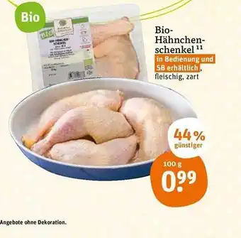 tegut Bio-hähnchenschenkel Angebot
