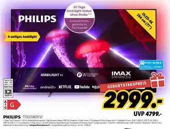 MEDIMAX Philips 77OLED807/12 Angebot