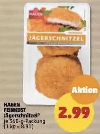 PENNY Hagen Feinkost Jägerschnitzel 360 g Packung Angebot