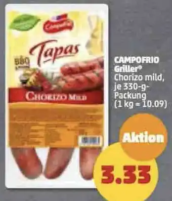 PENNY Campofrio Griller 330 g Packung Angebot