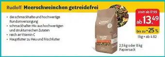 Das Futterhaus Rudloff meerschweinchen getreidefrei Angebot