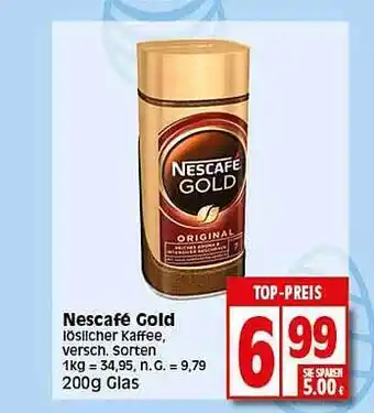 Elli Markt Nescafé gold Angebot