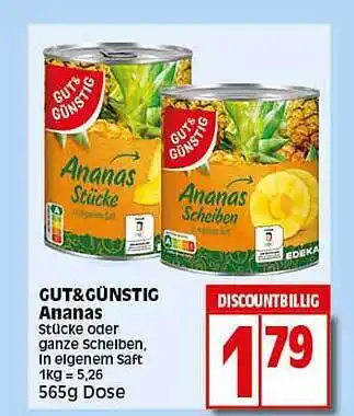Elli Markt Gut & günstig ananas Angebot