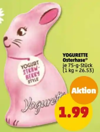 PENNY Yogurette Osterhase 75 g Stück Angebot