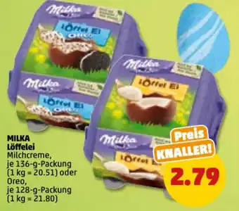 PENNY Milka Löffelei 136/128 g Packung Angebot