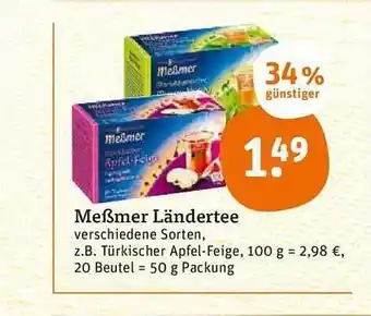 tegut Meßmer Ländertee Angebot