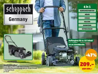 PENNY Scheppach Benzinrasenmäher Angebot