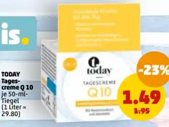 PENNY Today Tagescreme Q 10, 50 ml Tiegel Angebot