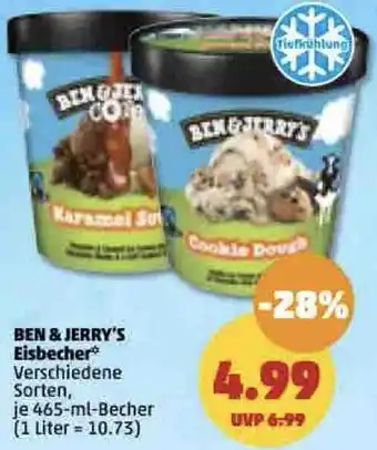 PENNY Ben & Jerry's Eisbecher 465 ml Becher Angebot