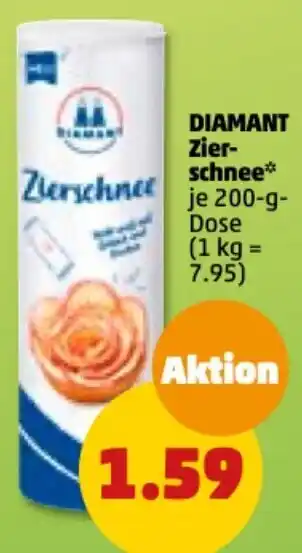 PENNY Diamant Zierschnee 200 g Dose Angebot