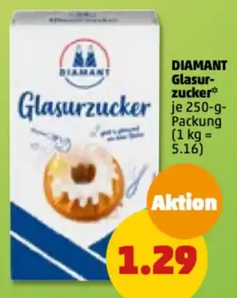 PENNY Diamant Glasurzucker 250 g Packung Angebot