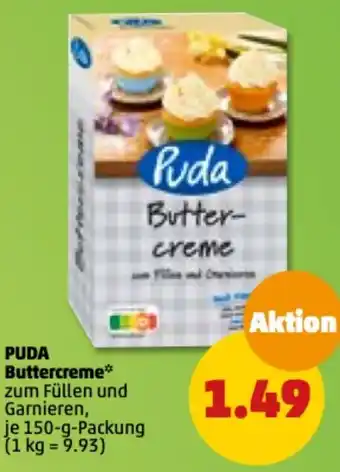 PENNY Puda Buttercreme 150 g Packung Angebot