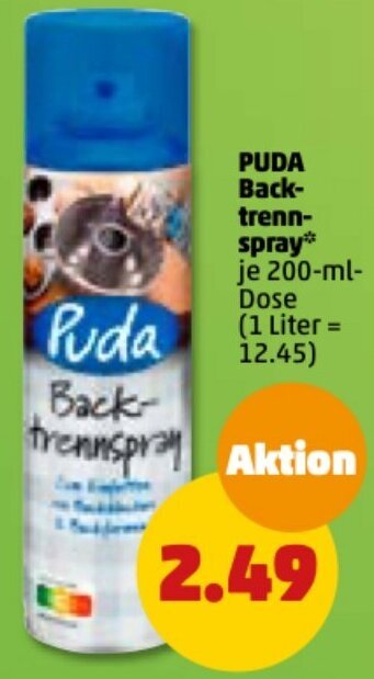 Puda Backtrennspray 200 ml Dose Angebot bei PENNY