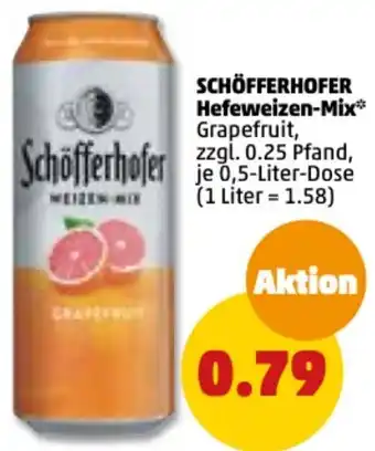 PENNY Schöfferhofer Hefeweizen Mix 0,5 Liter Dose Angebot