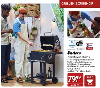 Aldi Nord Enders Holzkohlegrill Mason S Angebot