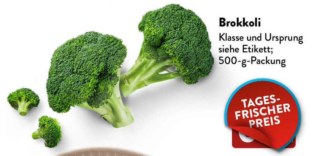 Brokkoli 500 g Packung Angebot bei Aldi Nord