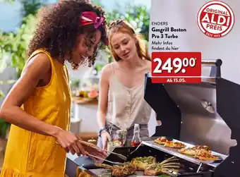 Aldi Nord Enders Gasgrill Boston Pro 3 Turbo Angebot