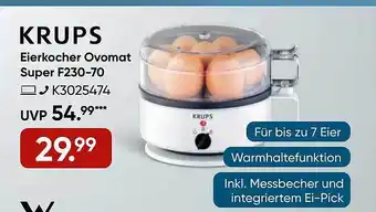 Galeria Krups eierkocher ovomat super f230-70 Angebot