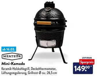 Aldi Nord Meateor Mini Kamado ca. 26,5 cm Angebot