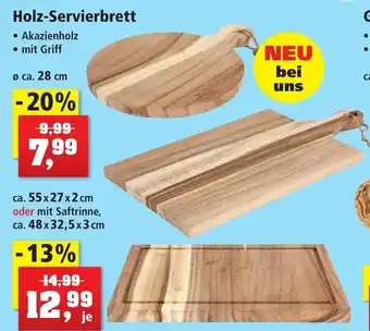 Thomas Philipps Holz-Servierbrett ca. 28 cm Angebot