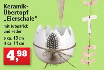Thomas Philipps Keramik Übertopf,,Eierschale Angebot