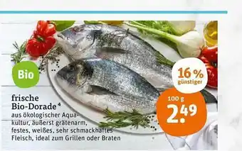 tegut Frische Bio-dorade Angebot