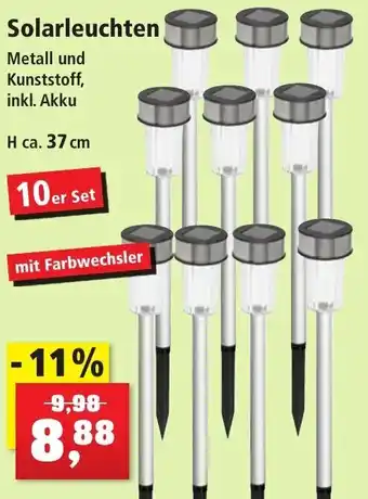 Thomas Philipps Solarleuchten 10er Set Angebot