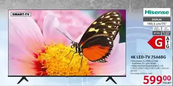 Selgros Hisense 4K LED TV 75A6BG Angebot