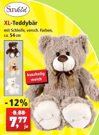 Thomas Philipps Sunkid XL Teddybär ca. 54 cm Angebot